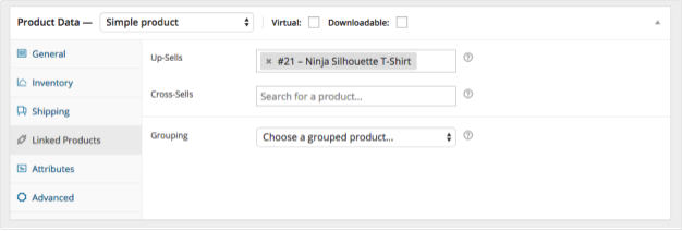 WooCommerce Simple Product - Linked Product Added